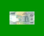 BILLETE DE AFRICA CENTRAL, 500 FRANCOS, PICK 700, ESTADO SIN CIRCULAR.-