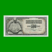 BILLETE DE YUGOSLAVIA 500 DINARA, PICK 91c, AÑO 1986 ESTADO SIN CIRCULAR.-