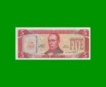 BILLETE DE LIBERIA 5 DOLARES, PICK 26f, AÑO 2011, ESTADO SIN CIRCULAR.-