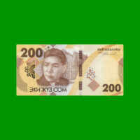 BILLETE DE KYRGISTAN 200 SON, PICK 37, AÑO 2023, ESTADO SIN CIRCULAR.-
