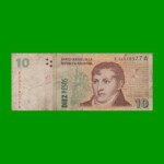 REPOSICION BILLETE CONVERTIBLE SEGUNDO DISEÑO $ 10,00, BOT 3406, ESTADO BUENO.-