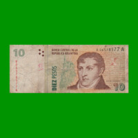 REPOSICION BILLETE CONVERTIBLE SEGUNDO DISEÑO $ 10,00, BOT 3406, ESTADO BUENO.-