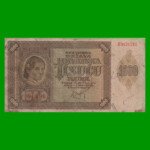 BILLETE DE CROACIA 1.000 KUNA, PICK 4, AÑO 1941, ESTADO BUENO.-