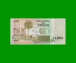 BILLETE DE URUGUAY $1000,00 PICK 91c, AÑO 2008, SERIE C, ESTADO SIN CIRCULAR.- - Imagen 2