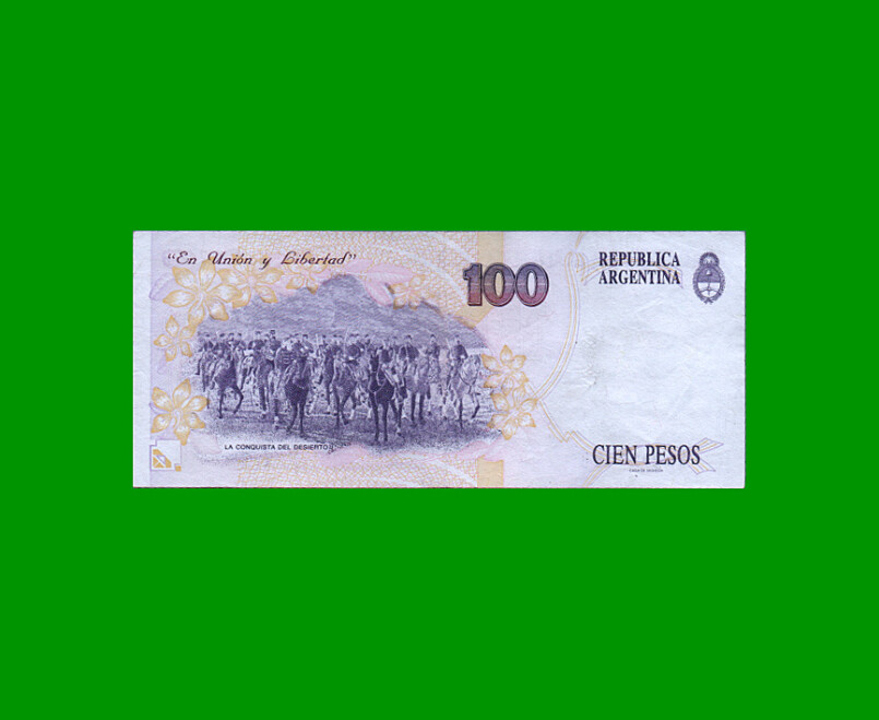 PESOS CONVERTIBLES 1er DISEÑO $100,00, BOT 3078 AÑO 1995, ESTADO MUY BUENO- .- - Imagen 2