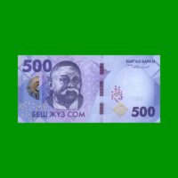 BILLETE DE KYRGISTAN 500 SON, PICK 38, AÑO 2023, ESTADO SIN CIRCULAR.-