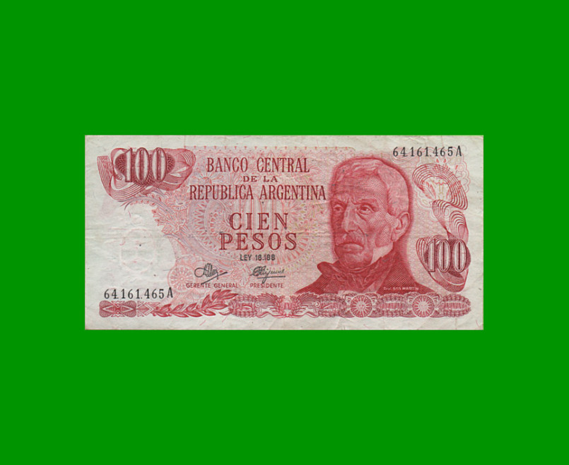 PESOS LEY 18.188 $50,00, BOT 2386, AÑO 1972, ESTADO MUY BUENO.-