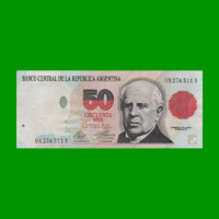 PESOS CONVERTIBLES 1er DISEÑO $50,00, BOT 3062, AÑO 1992, ESTADO EXCELENTE.-