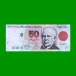 PESOS CONVERTIBLES 1er DISEÑO $50,00, BOT 3070, AÑO 1997, ESTADO MUY BUENO- .-