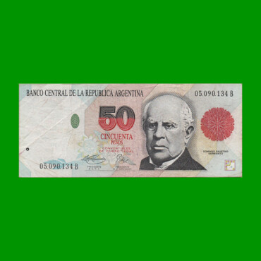 PESOS CONVERTIBLES 1er DISEÑO $50,00, BOT 3068, AÑO 1995, ESTADO MUY BUENO- .-
