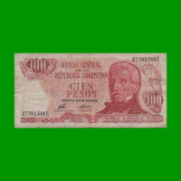 PESOS LEY 18.188 $100,00, BOT 2402, AÑO 1976, ESTADO BUENO .-