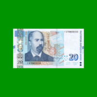 BILLETE DE BULGARIA 20 LEV, PICK 118,AÑO 2020, ESTADO SIN CIRCULAR.-