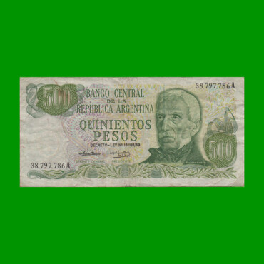 PESOS LEY 18.188 $100,00, BOT 2417, AÑO 1974, ESTADO BUENO.-