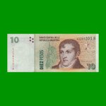 PESOS CONVERTIBLES 2do DISEÑO $10,00, BOT 3442, AÑO 2014, ESTADO EXCELENTE+.-