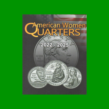ÁLBUM VACIO PARA MONEDAS DE EEUU, AMERICAN WOMEN QUARTERS 2022/2025, NUEVO.-