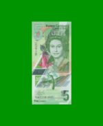 BILLETE DE CARIBE DEL ESTE 5 DOLARES, PICK 56, ESTADO SIN CIRCULAR.-