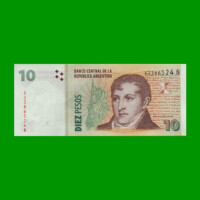 PESOS CONVERTIBLES 2do DISEÑO $10,00, BOT 3442, AÑO 2014, ESTADO SIN CIRCULAR.-