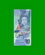 BILLETE DE CARIBE DEL ESTE 10 DOLARES, PICK 57, ESTADO SIN CIRCULAR.-