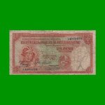 BILLETE DE URUGUAY $1,00, PICK 28d, ESTADO BUENO.-