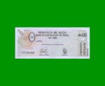 BONO DE SALTA 0,50CTVOS DE AUSTRALES, EC 050, AÑO 1985, ESTADO EXCELENTE+.-