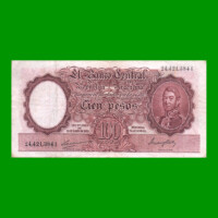 MONEDA NACIONAL $100,00, BOT 2036, AÑO 1948, ESTADO MUY BUENO.-