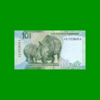 BILLETE DE SUDAFRICA 10 RAND, PICK 148a, ESTADO SIN CIRCULAR.-