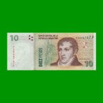 PESOS CONVERTIBLES 2do DISEÑO $10,00, BOT 3446, AÑO 2014, ESTADO SIN CIRCULAR .-