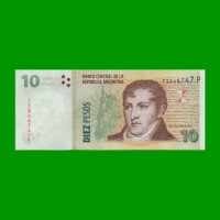 PESOS CONVERTIBLES 2do DISEÑO $10,00, BOT 3446, AÑO 2014, ESTADO SIN CIRCULAR .-