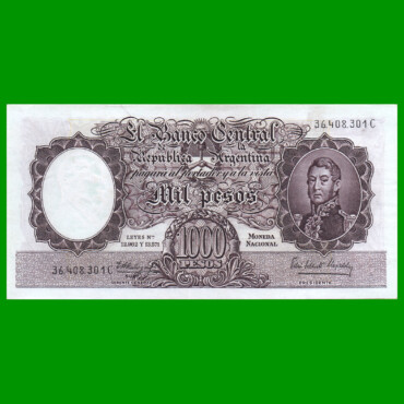MONEDA NACIONAL $1.000,00, BOT 2156, AÑO 1942, ESTADO EXCELENTE.-