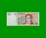 PESOS CONVERTIBLES 2do DISEÑO $10,00, BOT NEW, AÑO 2014, ESTADO SIN CIRCULAR .-