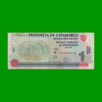 BONO CATAMARCA $1,00, EC 229, SERIE C, ESTADO BUENO+.-
