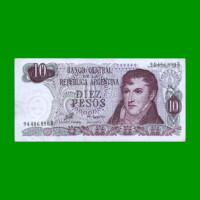 PESOS LEY 18.188 $10,00, BOT 2361, AÑO 1976, ESTADO EXCELENTE- .-