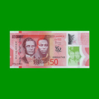 BILLETE DE JAMAICA 50 DOLARES PICK 56, AÑO 2022, ESTADO SIN CIRCULAR.-