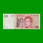 PESOS CONVERTIBLES 2do DISEÑO $20,00, BOT 3506, AÑO 2001, ESTADO SIN CIRCULAR.-