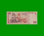 PESOS CONVERTIBLES 2do DISEÑO $20,00, BOT 3516, AÑO 2005, ESTADO BUENO.- - Imagen 2