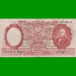 MONEDA NACIONAL $10.000,00, BOT 2185, AÑO 1961, ESTADO MUY BUENO- .-