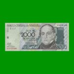 BILLETE DE VENEZUELA 2.000 BOLIVARES, PICK 80, AÑO 1998, ESTADO EXCELENTE+ .-