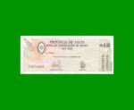 BONO DE SALTA 0,50CTVOS DE AUSTRALES, EC 050, AÑO 1985, ESTADO MUY BUENO+.-