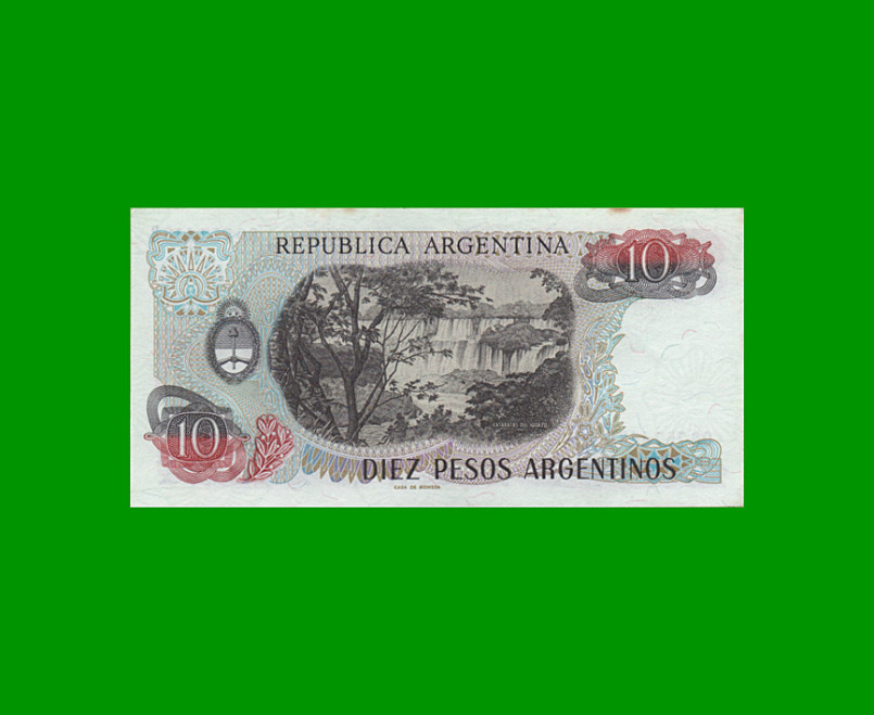 PESOS ARGENTINOS $10,00, BOT 2615, AÑO 1984, ESTADO EXCELENTE.- - Imagen 2