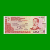 BONO CHACO $20,00, EC 252, SERIE 2, ESTADO SIN CIRCULAR.-