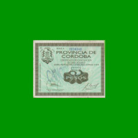 BONO DE CORDOBA $ 5,00, EC 260, AÑO 1995, SERIE A, ESTADO MUY BUENO- .-