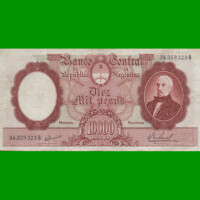 MONEDA NACIONAL $10.000,00, BOT 2196, AÑO 1968, ESTADO EXCELENTE- .-