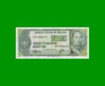 BILLETE DE BOLIVIA 50.000 PESOS BOLIVIANOS, PICK 170, AÑO 1984, ESTADO EXCELENTE+ .-