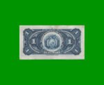 BILLETE DE BOLIVIA 1 BOLIVIANO, PICK 118, AÑO 1928, ESTADO EXCELENTE .- - Imagen 2