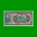 BILLETE DE BOLIVIA 5 BOLIVIANOS, PICK 120, AÑO 1928, ESTADO SIN CIRCULAR.-