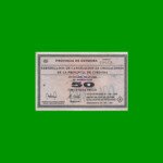 BONO DE CORDOBA $ 50,00, EC 268, AÑO 1995, SERIE A, ESTADO MUY BUENO- .-