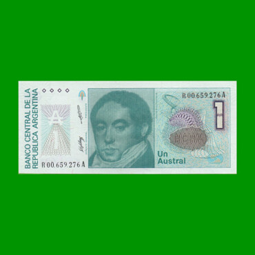 REPOSICION BILLETE DE 1 AUSTRAL, BOT 2810, ESTADO SIN CIRCULAR.-