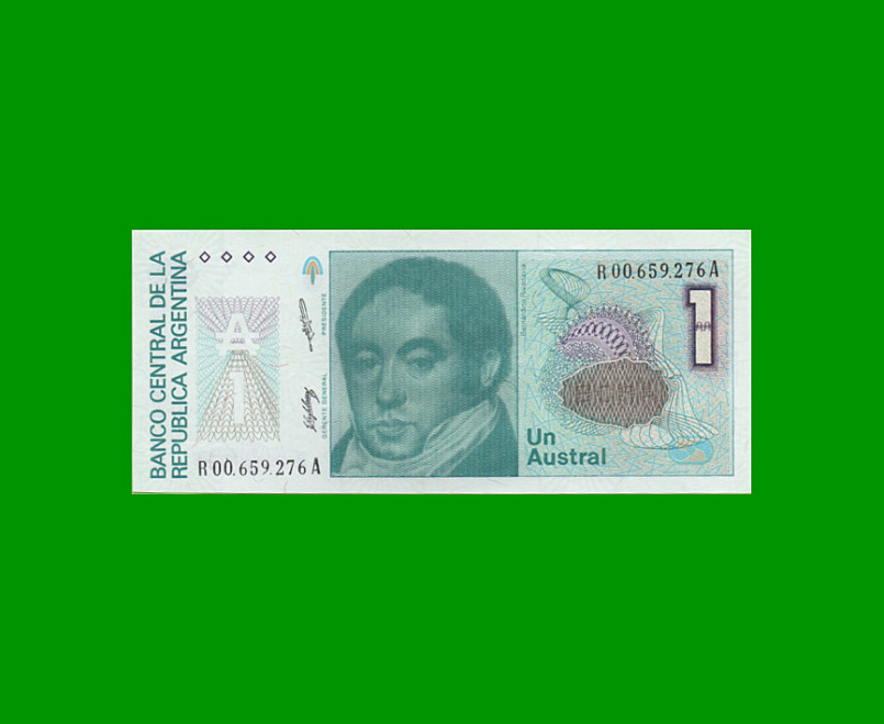 REPOSICION BILLETE DE 1 AUSTRAL, BOT 2810, ESTADO SIN CIRCULAR.-