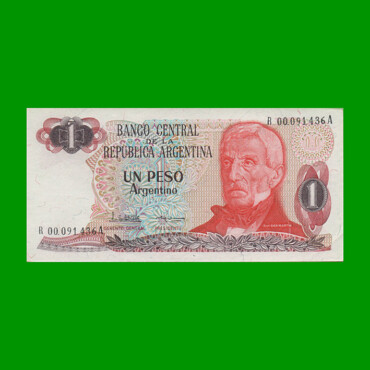 REPOSICION BILLETE PESOS ARGENTINOS $ 1,00, BOT 2606, ESTADO SIN CIRCULAR.-