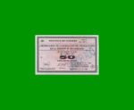 BONO DE CORDOBA $ 50,00, EC 269, AÑO 1996, SERIE B, ESTADO EXCELENTE .-